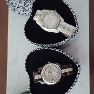 Brighton Silver and White Women's Watches